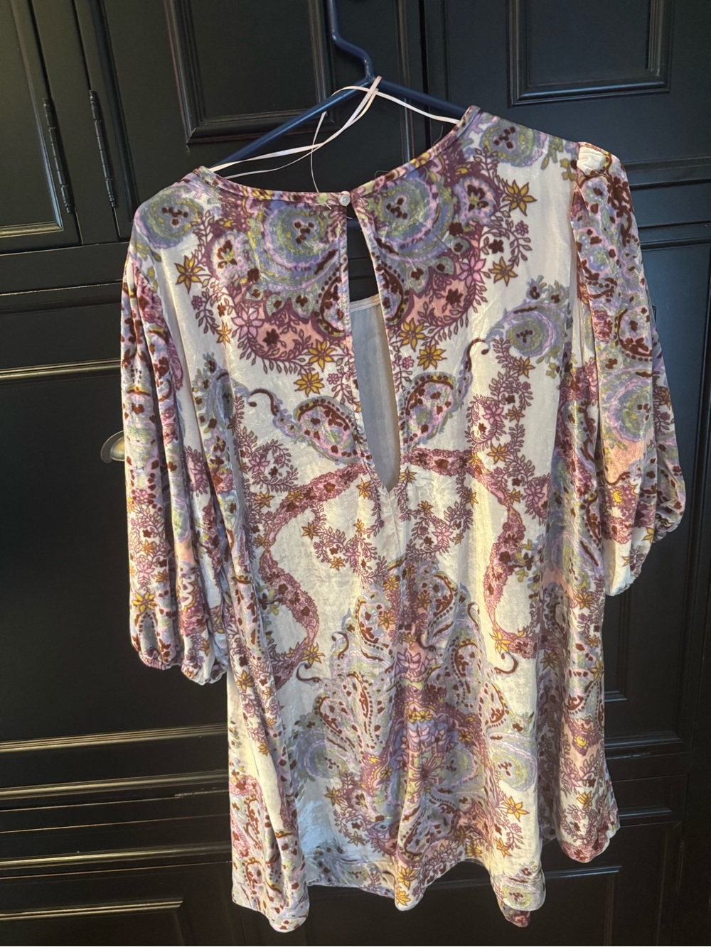Free People Maye Printed Velvet Tunic - Picture 4 of 7